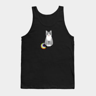 Rainbow Cat Cutie Tank Top